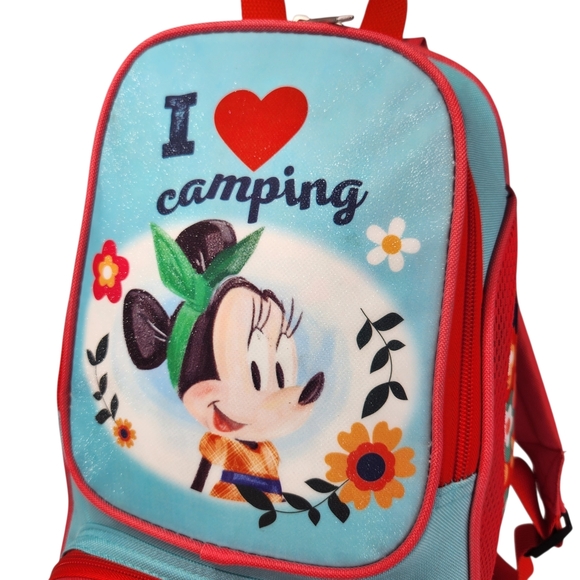 Disney Minnie Mouse Kids' Backpack Sleeping Bag Set I ❤️ Camping Travel Gear - Picture 2 of 16